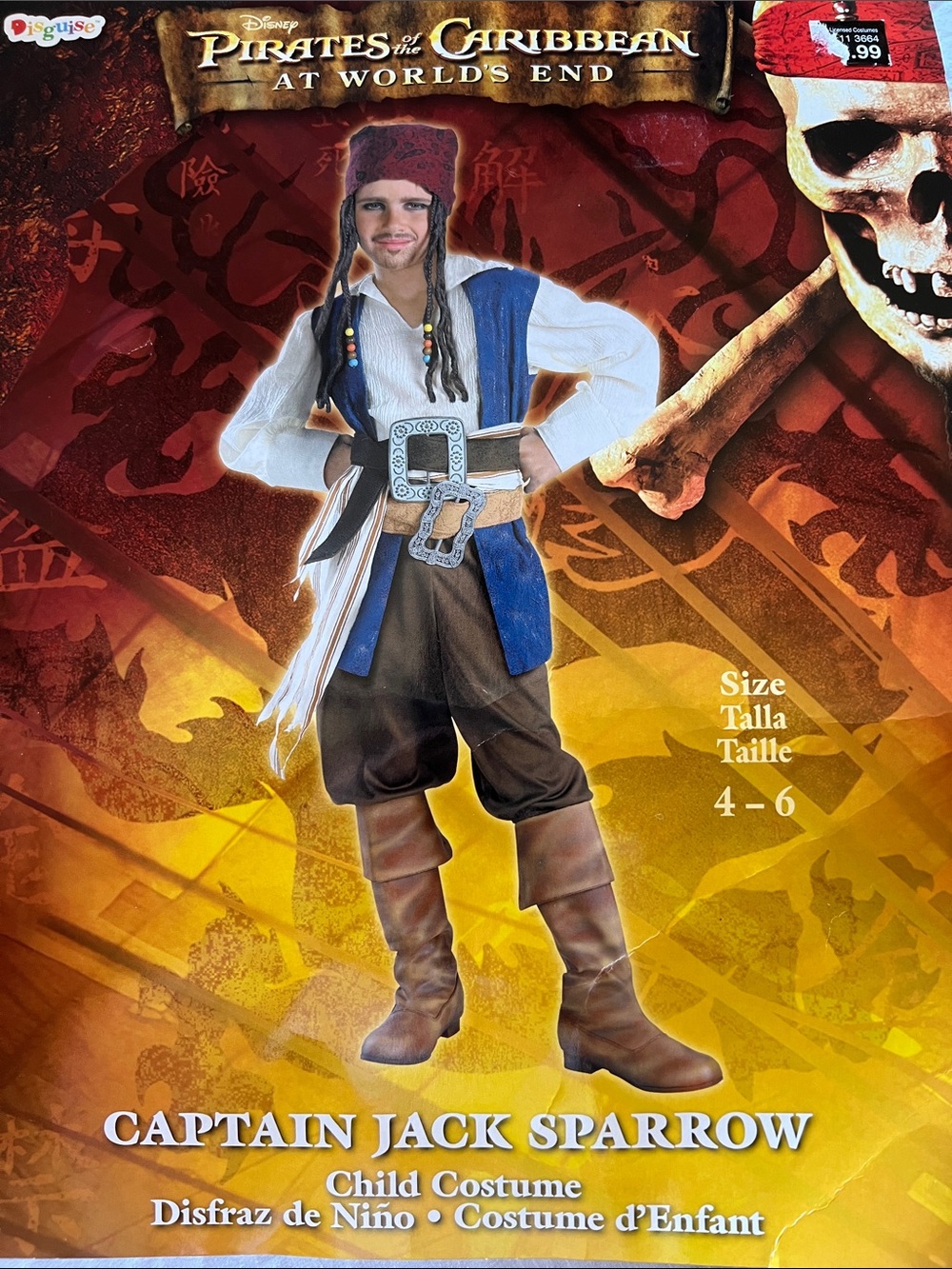 Disguise Captain Jack Sparrow Costume